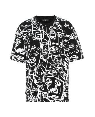 Red Bridge Herren T-Shirt Oversized Abstract