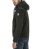 Red Bridge Herren Jacke Übergangsjacke Bikerjacke mit Sweat- Kapuze Two in One Schwarz 5XL