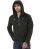 Red Bridge Herren Jacke Übergangsjacke Bikerjacke mit Sweat- Kapuze Two in One Schwarz 5XL