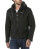 Red Bridge Mens jacket between-seasons biker jacket with sweat hood two in one