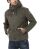 Red Bridge Herren Jacke Übergangsjacke Bikerjacke mit Sweat- Kapuze Two in One Dunkelkhaki 5XL