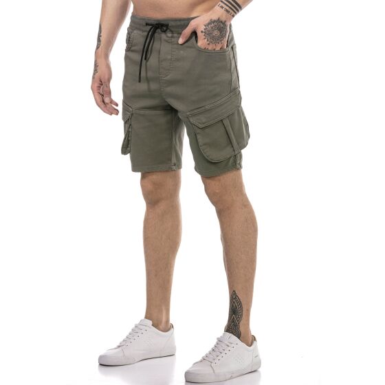 Red Bridge Herren Shorts Kurze Hose Cargo Sweat Shorts