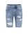 Red Bridge Herren Jeans Shorts Kurze Hose Denim Capri Distressed Basic Blau W38