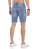 Red Bridge Mens Jeans Shorts Shorts Denim Capri Distressed Basic Blue W38