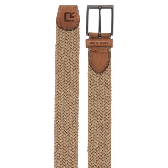 Red Bridge Mens belt Braided with leather