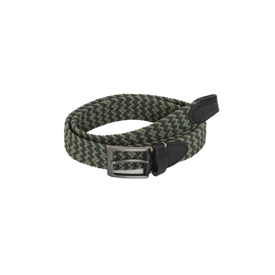 Red Bridge Mens belt Braided with leather