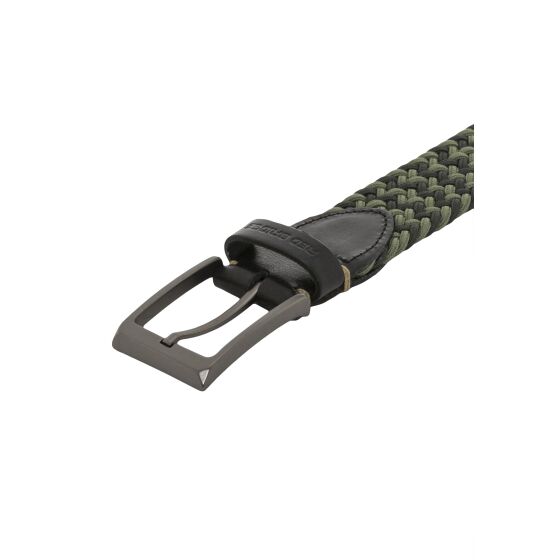 Red Bridge Mens belt Braided with leather