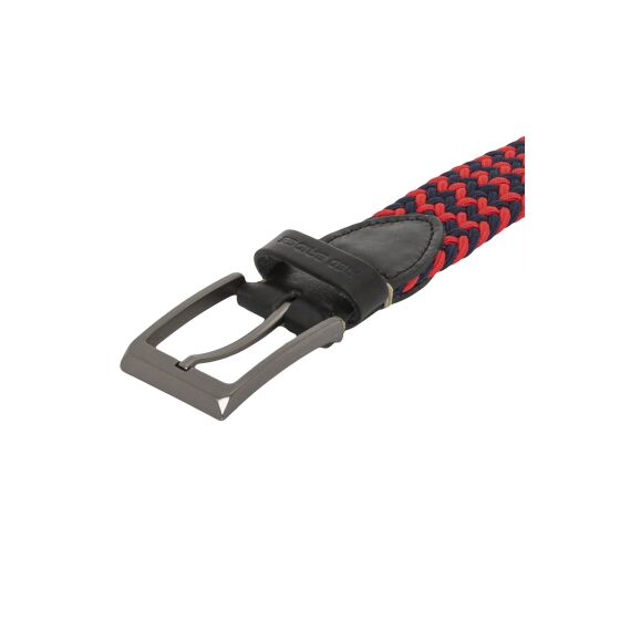 Red Bridge Mens belt Braided with leather