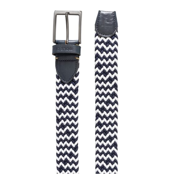 Red Bridge Mens belt Braided with leather