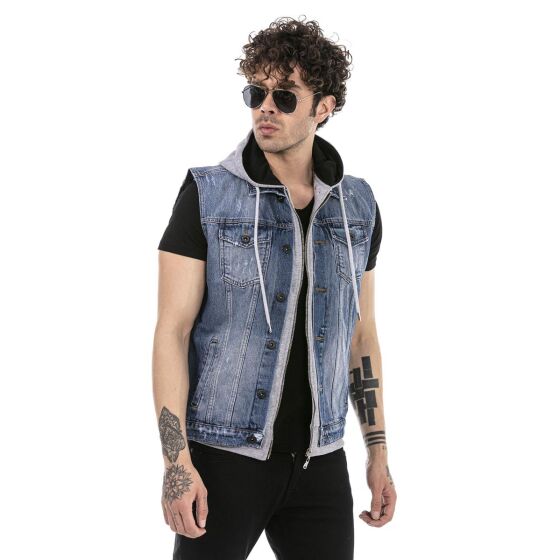 Red Bridge Herren Weste Denim