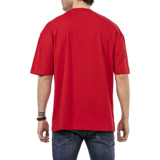 Red Bridge Mens Oversized Wide Cut T-Shirt