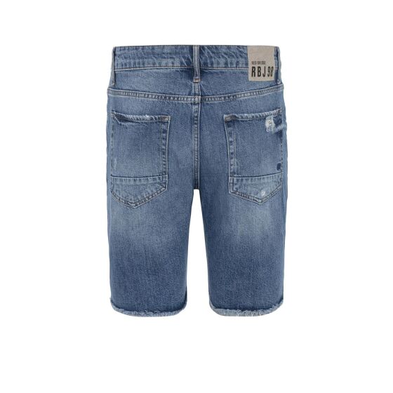 Red Bridge Herren Jeans Shorts Kurze Hose Denim Capri Distressed Basic