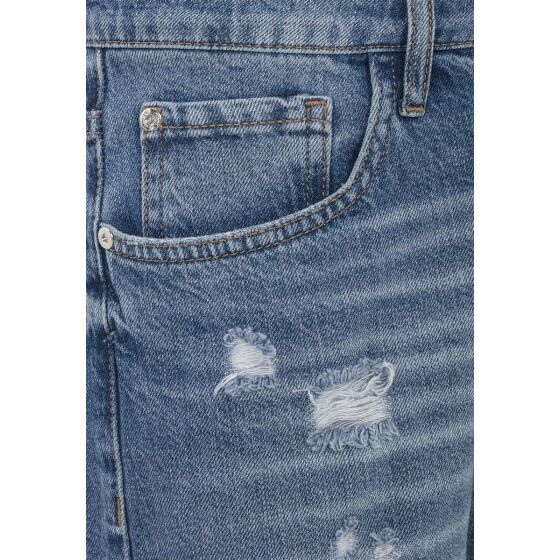 Red Bridge Mens Jeans Shorts Shorts Denim Capri Distressed Basic Blue W30
