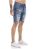 Red Bridge Herren Jeans Shorts Kurze Hose Denim Capri Distressed Basic Blau W38