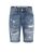 Red Bridge Herren Jeans Shorts Kurze Hose Denim Capri Distressed Basic Blau W38