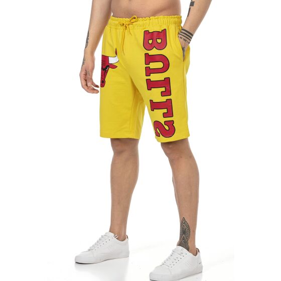 Red Bridge Herren Shorts Kurze Hose Capri Gelb XXL