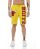 Red Bridge Mens Shorts Capri Yellow XXL