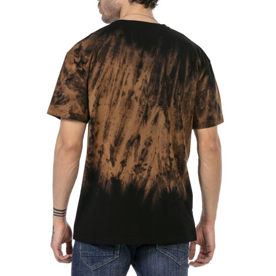 Red Bridge Herren T-Shirt Batik Contrast