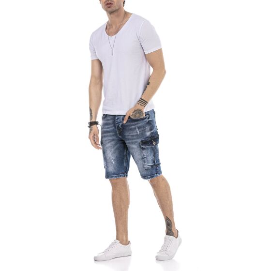 Red Bridge Herren Jeans Short Kurze Hose Denim