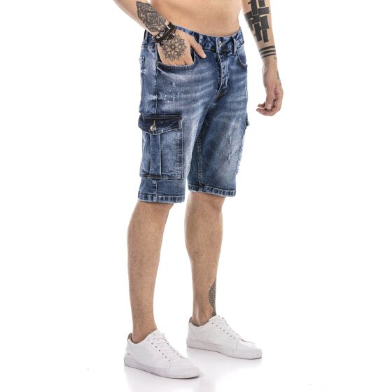 Red Bridge Herren Jeans Short Kurze Hose Denim