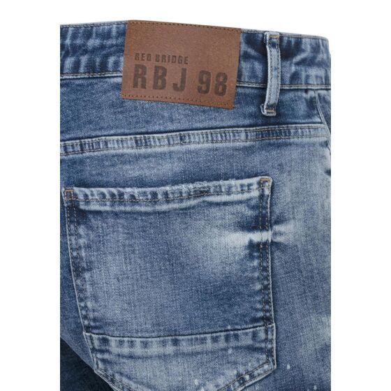 Red Bridge Herren Jeans Short Kurze Hose Denim Blau W31