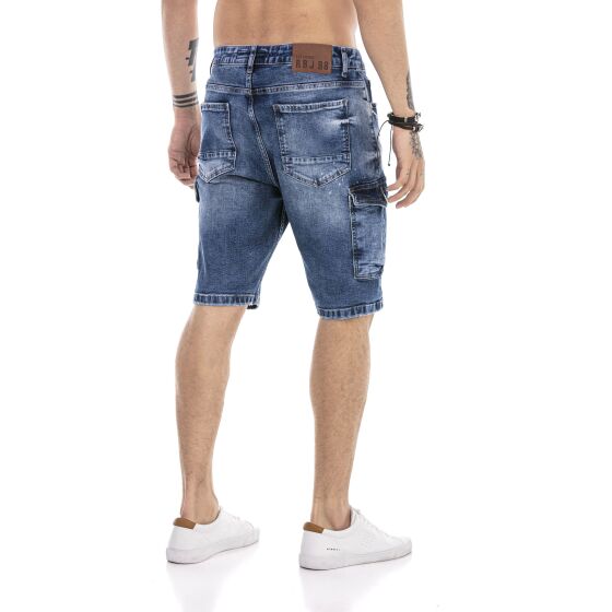 Red Bridge Herren Jeans Short Kurze Hose Denim Blau W31