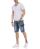 Red Bridge Herren Jeans Short Kurze Hose Denim Blau W31