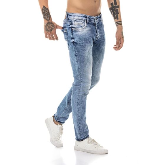 Red Bridge Mens Jeans Trousers Denim Pants Blue W40L34