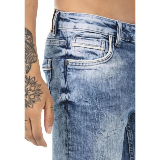 Red Bridge Mens Jeans Trousers Denim Pants Blue W40L34