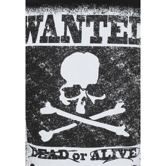 Red Bridge Mens Oversized Wanted Dead or Alive T-Shirt