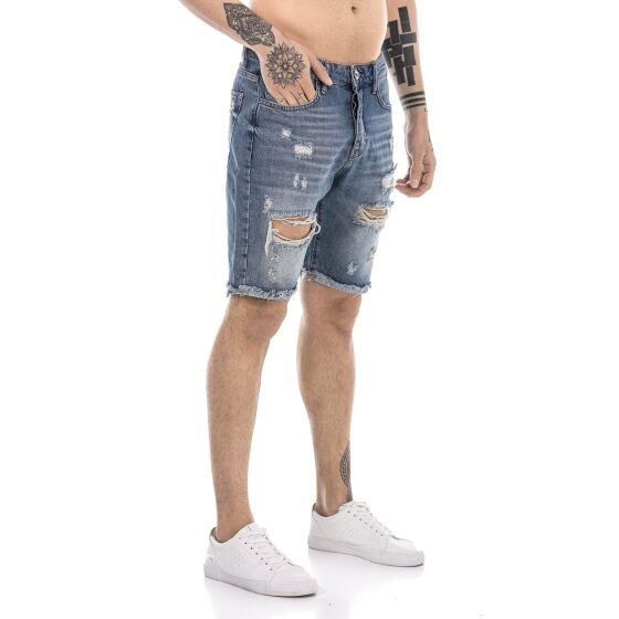 Red Bridge Herren Jeans Short Kurze Hose Denim