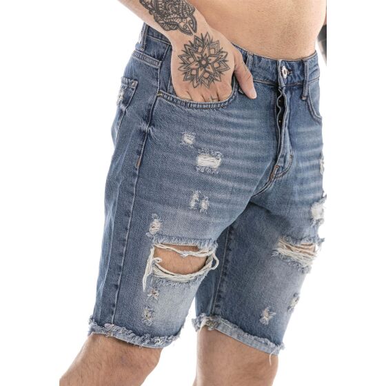 Red Bridge Herren Jeans Short Kurze Hose Denim