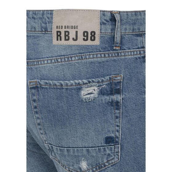 Red Bridge Herren Jeans Short Kurze Hose Denim Blau W29
