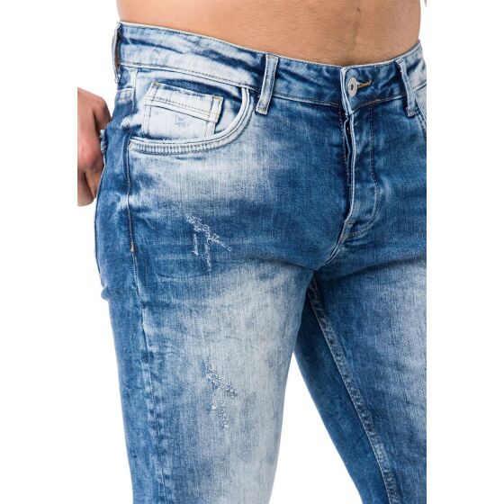 Red Bridge Mens Jeans Trousers Denim Pants Blue W36L32