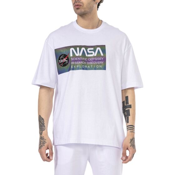 Red Bridge Herren T-Shirt Nasa Rainbow Foil