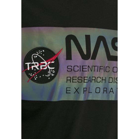 Red Bridge Herren T-Shirt Nasa Rainbow Foil Schwarz S