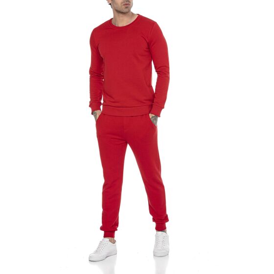 Red Bridge Herren Jogginganzug Set Sweatshirt Hose Premium Basic