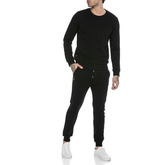 Red Bridge Herren Jogginganzug Set Sweatshirt Hose Premium Basic