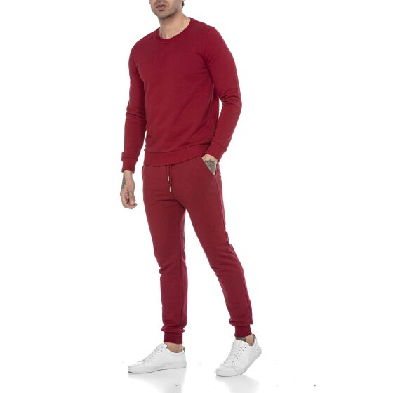 Red Bridge Herren Jogginganzug Set Sweatshirt Hose Premium Basic