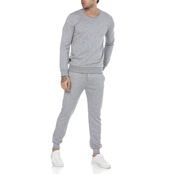 Red Bridge Herren Jogginganzug Set Sweatshirt Hose Premium Basic