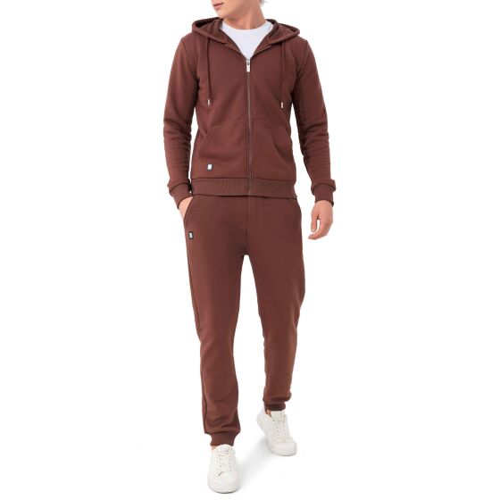 Red Bridge Herren Jogginganzug Sweat Suit Set Sweatjacke Hose