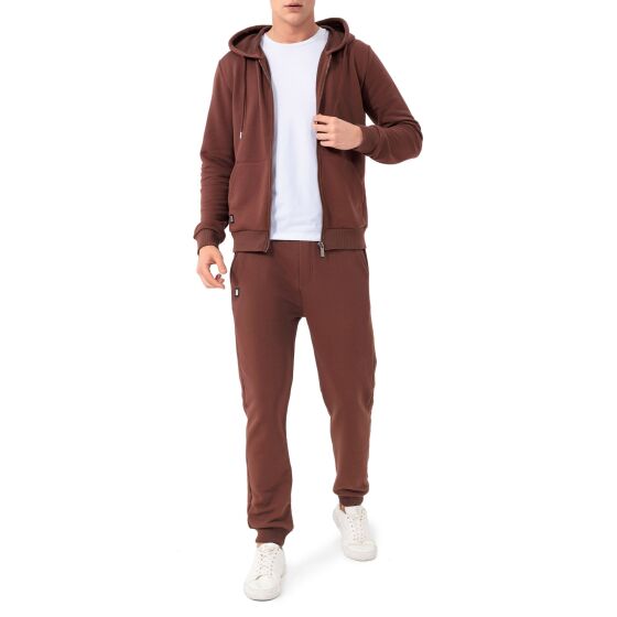 Red Bridge Herren Jogginganzug Sweat Suit Set Sweatjacke Hose