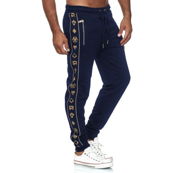 Red Bridge Herren Jogginghose Jogger Hose Sweat-Pants Premium Navy 3XL