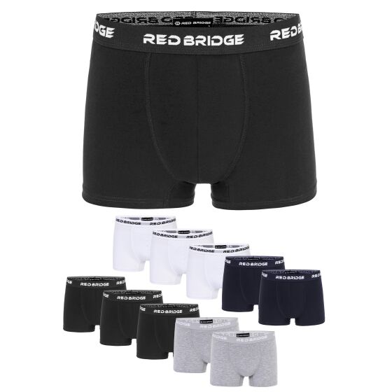 Red Bridge Herren Boxershorts 10er Packung