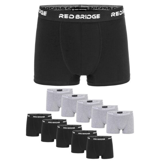 Red Bridge Herren Boxershorts 10er Packung