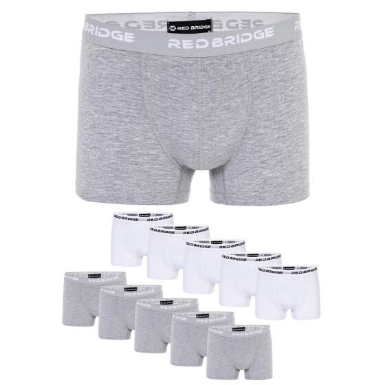 Red Bridge Herren Boxershorts 10er Packung