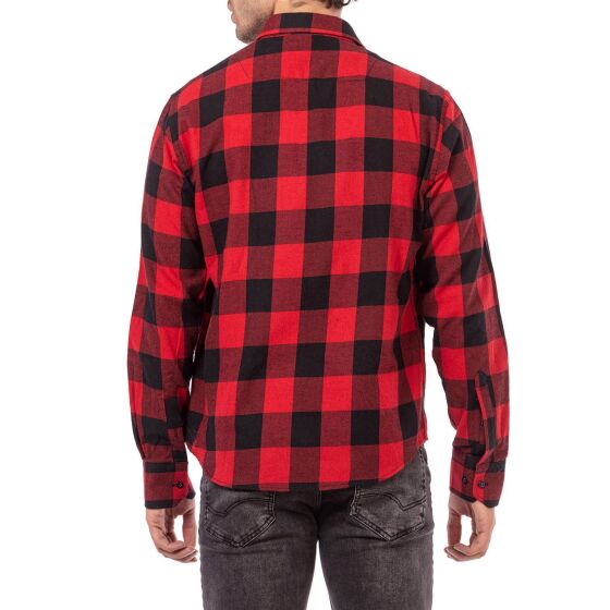 Red Bridge Herren Hemd Casual Plaid Shirts Modern Fit Langarm Kariert