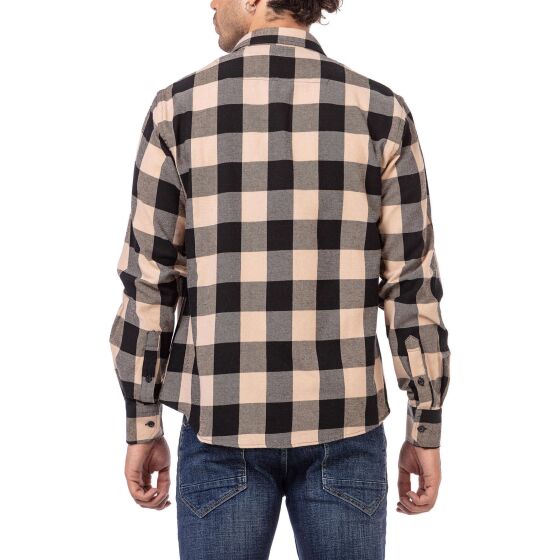 Red Bridge Herren Hemd Casual Plaid Shirts Modern Fit Langarm Kariert