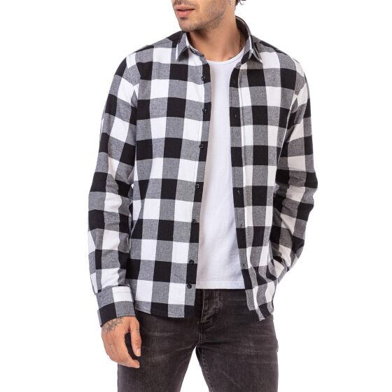 Red Bridge Herren Hemd Casual Plaid Shirts Modern Fit Langarm Kariert