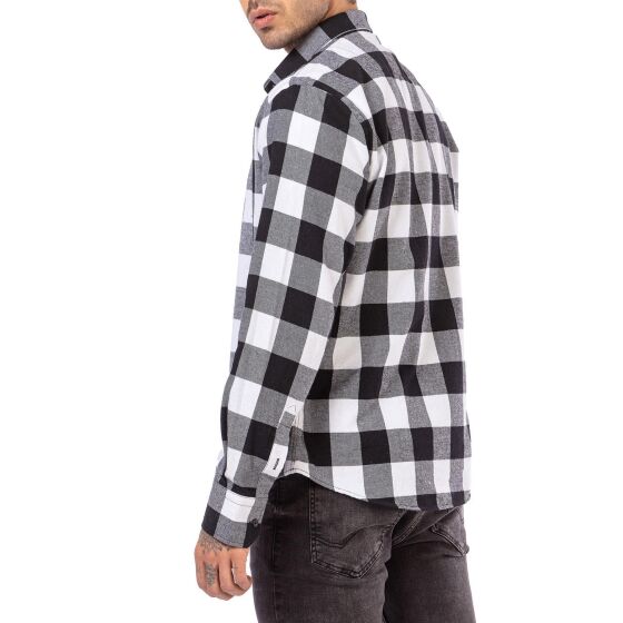 Red Bridge Herren Hemd Casual Plaid Shirts Modern Fit Langarm Kariert